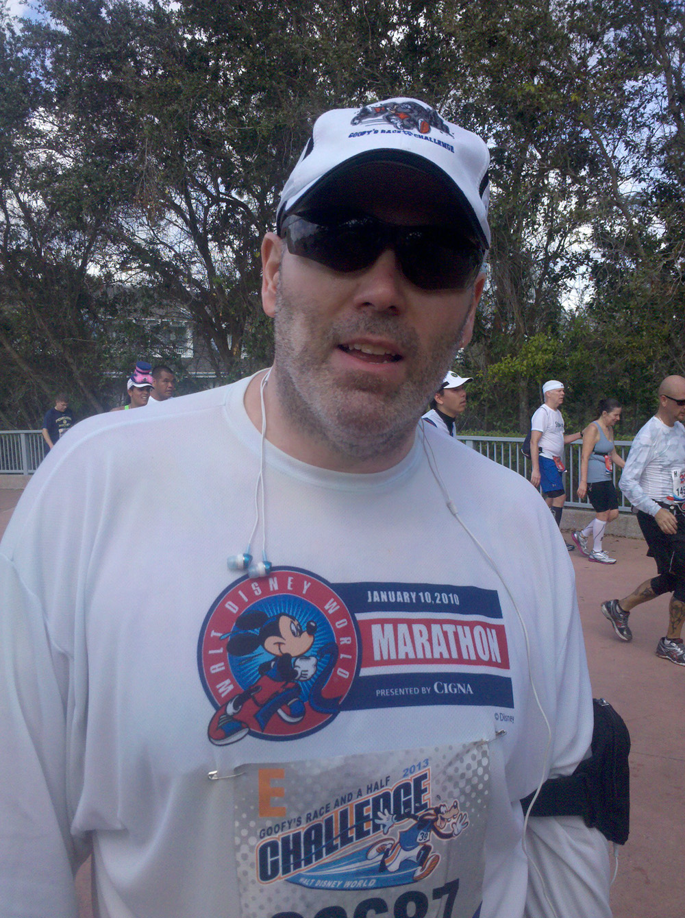 me just before entering Epcot with about 1.5 miles to go