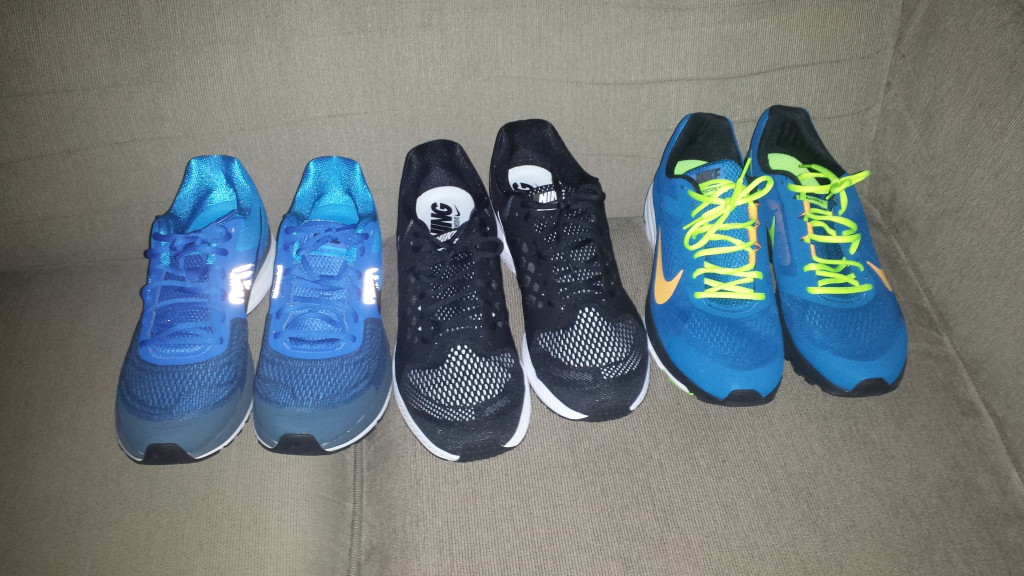 Nike Pegasus 30, 31 and Structure 17