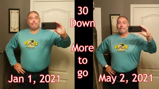 weight loss comparison before and after